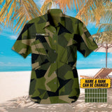 DH Personalized Swedish Soldier/Veterans Hawaii Shirt Printed HC2907