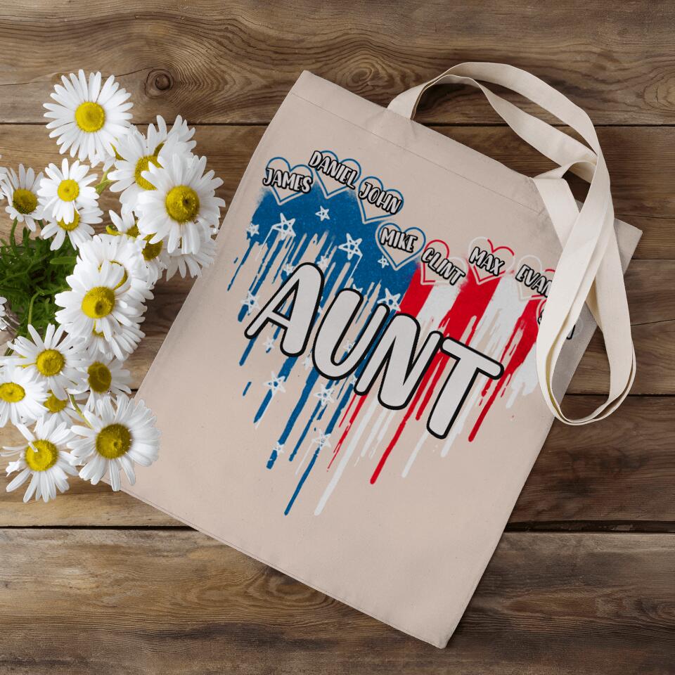 Personalized Aunt Kid Tote Bag Printed 22JUY-HQ29