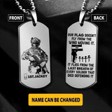 Personalized Croatian Soldier/Veterans Necklaces Printed 22JUY-HY28