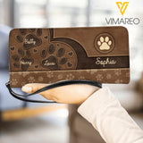 Personalized Dog Mom Custom Name Woman Clutch Purse NQHY0208