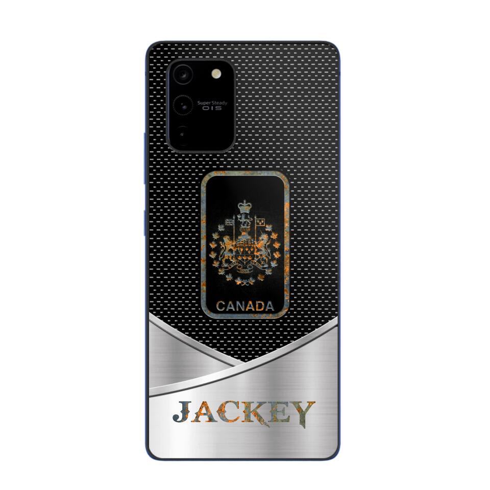 Personalized Canadian Veteran/ Solider Phonecase QTDT0308