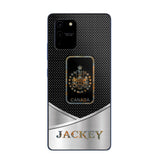 Personalized Canadian Veteran/ Solider Phonecase QTDT0308