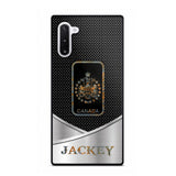 Personalized Canadian Veteran/ Solider Phonecase QTDT0308
