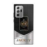 Personalized Canadian Veteran/ Solider Phonecase QTDT0308