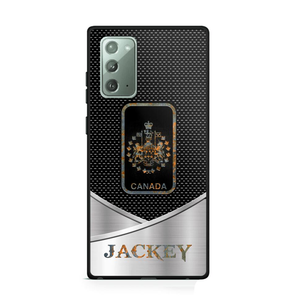 Personalized Canadian Veteran/ Solider Phonecase QTDT0308