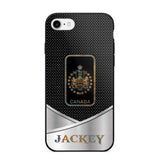 Personalized Canadian Veteran/ Solider Phonecase QTDT0308