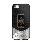 Personalized Canadian Veteran/ Solider Phonecase QTDT0308