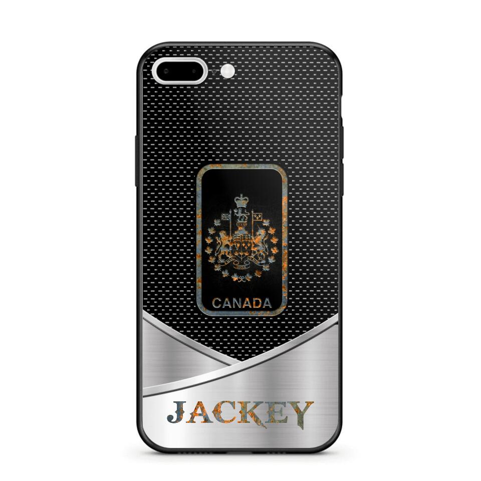 Personalized Canadian Veteran/ Solider Phonecase QTDT0308