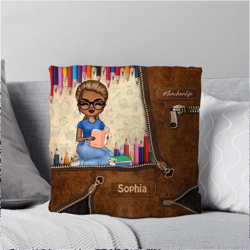 Personalized Teacher Life- Gift For Teacher Pillow Printed NQHQ0508