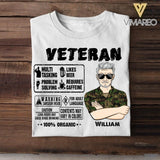 Personalized Swiss Veteran/Soldier Tshirt Printed 22AUG-HY08