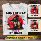 Personalized Aunt By Day With By Night Tshirt Printed QTHY1508