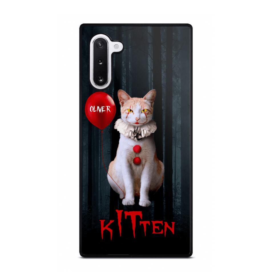 Personalized Halloween Kitten Upload Photo Phonecase Printed QTDT1308