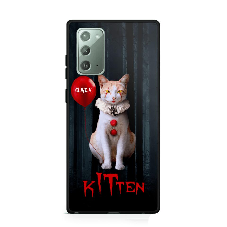 Personalized Halloween Kitten Upload Photo Phonecase Printed QTDT1308