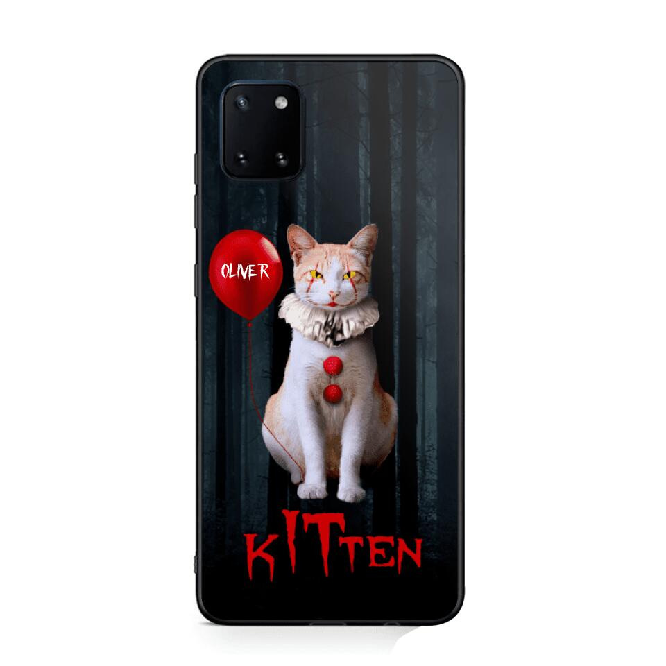 Personalized Halloween Kitten Upload Photo Phonecase Printed QTDT1308