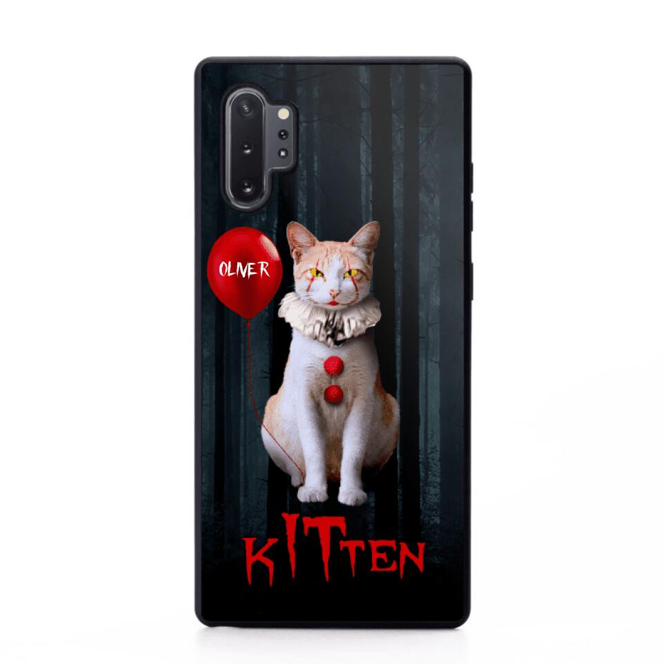 Personalized Halloween Kitten Upload Photo Phonecase Printed QTDT1308