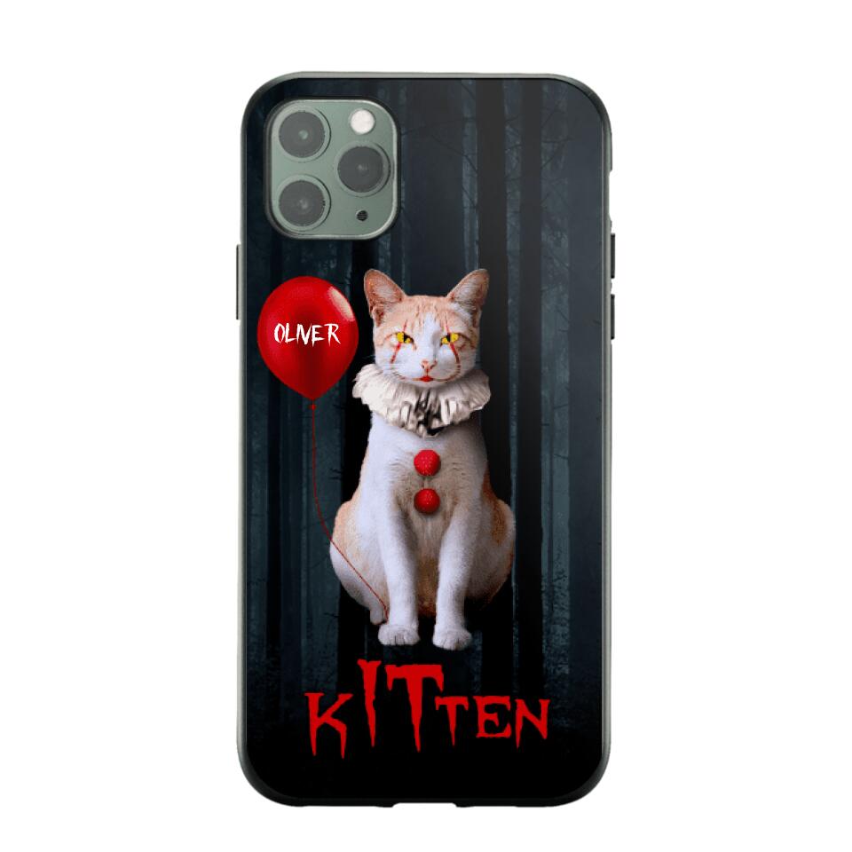 Personalized Halloween Kitten Upload Photo Phonecase Printed QTDT1308