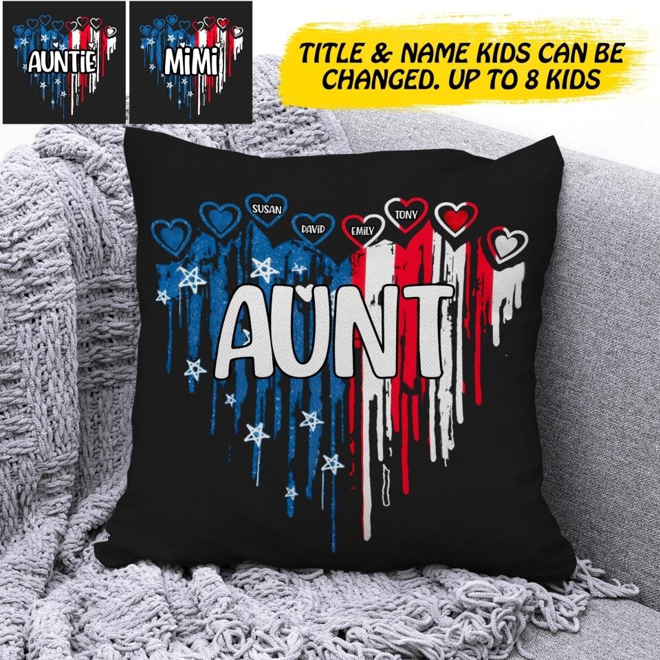 Personalized Aunt Kid Pillow Printed 22AUG-DT16