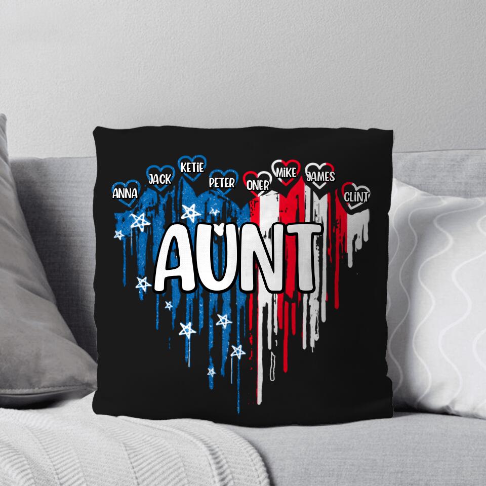 Personalized Aunt Kid Pillow Printed 22AUG-DT16