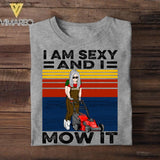 Personalized I Am Sexy And I Mow It Tshirt Printed 22AUG-DT17