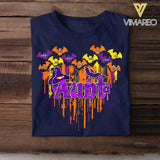 Personalized Halloween Aunt Or Grandma Kid Name Tshirt Printed QTDT1708