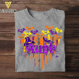 Personalized Halloween Aunt Or Grandma Kid Name Tshirt Printed QTDT1708