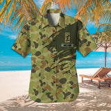 Personalized Australian Army Hawaii Shirt Printed 22AUG-HY17
