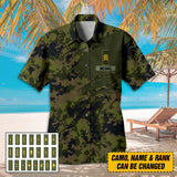 Personalized Finnish Army Hawaii Shirt Printed 22AUG-HY17