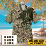 Personalized British Army Hawaii Shirt Printed 22AUG-HY17