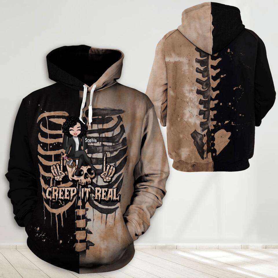 Personalized Creep It Real Tshirt or Hoodie 3D Printed QTDT1908