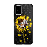 Personalized You are My Sunshine Sunflower Dog Paw Phone Case Printed 22AUG-DT23