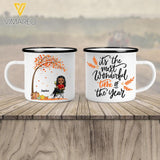 Personalized It's The Most Wonderful Time Of The Year Steel Mug or Tumbler Printed QTHY2408