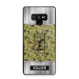 Personalized Australian Veterans/Soldier Camo Phone Case Printed 22AUG-DT23