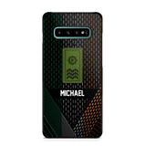 Personalized Irish Veteran/ Solider Rank Phonecase 3D Printed QTVQ2508