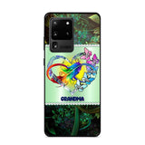 Personalized Grandma & Kid Sparkling  Phonecase 3D Printed NQMA2408