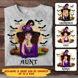 Personalized Aunt Kid Halloween Tshirt Printed 22AUG-MA26