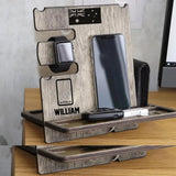Personalized Australian Veteran/ Solider Rank Docking Station, Charging Station, Desk Organizer, Phone Stand 3D Printed QTVQ2908