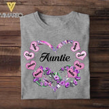 Personalized Aunt Kid Sparkling Color Tshirt Printed 22AUG-MA29