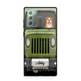 Personalized Jeep Dog Phone Case Printed 22AUG-DT29