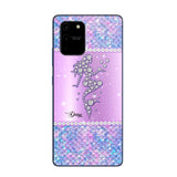 Personalized Mermaid Sparkling Phone Case Printed NQMA2908