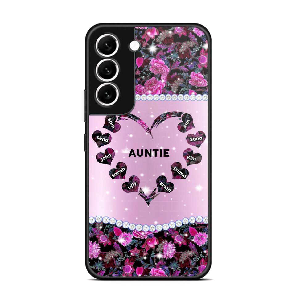 Personalized Heart Sparkling Kid Phone Case Printed NQMA3108