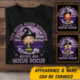 Personalized Bourbon Girl Halloween Tshirt Printed QTDT3108