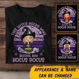 Personalized Wine Girl Halloween Tshirt Printed QTDT3108