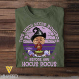Personalized Bourbon Girl Halloween Tshirt Printed QTDT3108