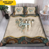Personalized Heart, Jeep, Paw Bedding Set Printed NQDT0509
