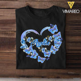 Personalized Aunt Kid Flower Butterfly Tshirt Printed 22SEP-HY06