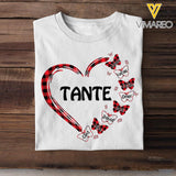 Personalized French Tante Kid Heart Tshirt Printed 22SEP-HY06