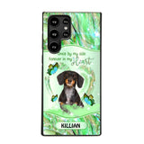 Personalized Once By My Side, Forever In My Heart Sparkling Heart Upload Photo Phone Case Printed NQDT0809