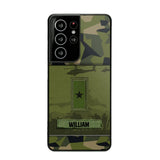 Personalized Swedish Veterans/Soldier Camo Phone Case Printed 22SEP-DT12