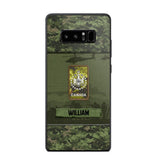 Personalized Canadian Veterans/Soldier Camo Phone Case Printed 22SEP-DT12