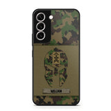 Personalized Swiss Veterans/Soldier Spartan Camo Phone Case Printed 22SEP-HY12
